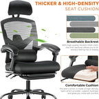 Sweetcrispy Office Computer Desk Chair Set of 2, Ergonomic High-Back Mesh - Image 3