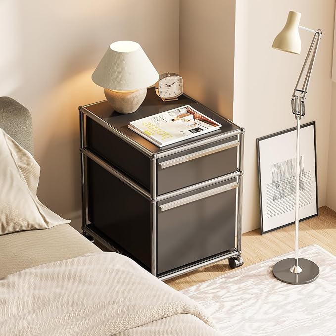 Modern Storage Cabinet Versatile Free-Standing Organizer - Image 2