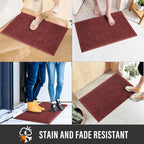 Sturdy Front Door Mat, Absorbent Muddy Dirt Resist Welcome Door Mats Outdoor - Image 5