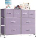 WLIVE Dresser for Bedroom with 8 Drawers, Wide Fabric Dresser for Storage and by WLIVE