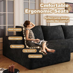 AUGOP 136" Sectional Couches for Living Room Modern Modular Sofa - Image 5