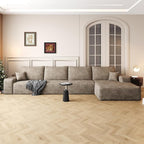 AUGOP 136" Sectional Couches for Living Room Modern Modular Sofa by AUGOP