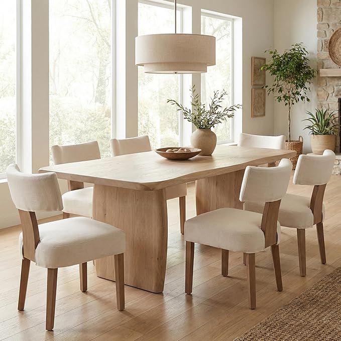 HNY Mid Century Modern Dining Chairs Set of 6 by HNY
