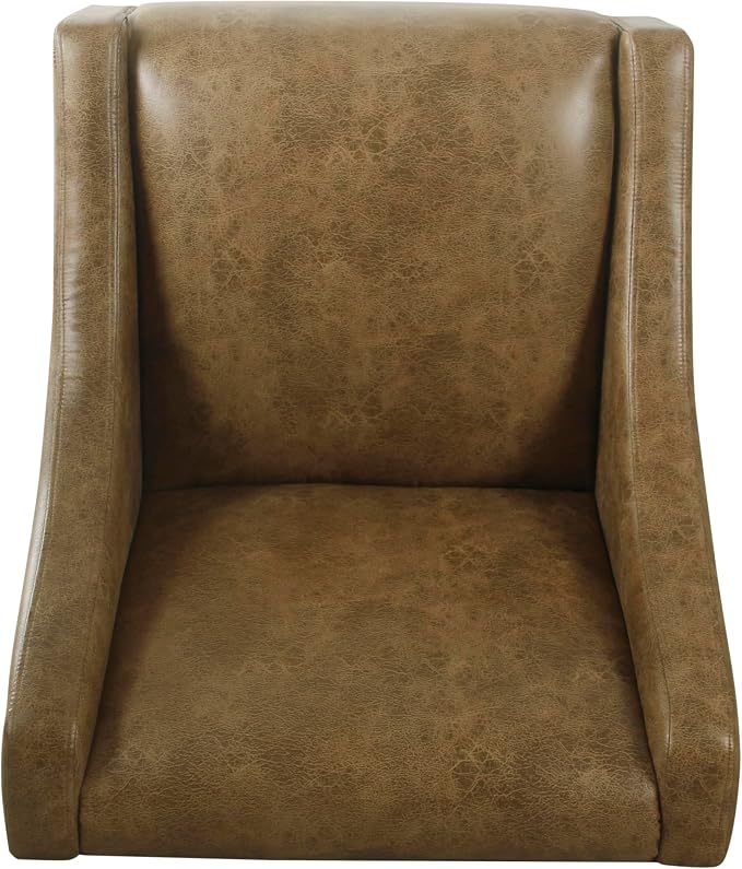 HomePop Modern Swoop Arm Accent Chair - Image 6