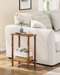TUTOTAK Small Side Table, Narrow End Table, Skinny Sofa Table, Slim Nightstand by ChoosetutotakFurnitureBuildYourCozyHome