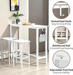 Finnhomy 47" Industrial Bar Table Set - Image 5