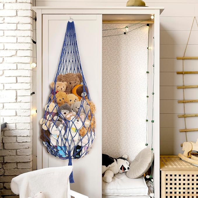 Amdermi Novel Stuffed Animal Hammock Corner Hanging Net - Image 8