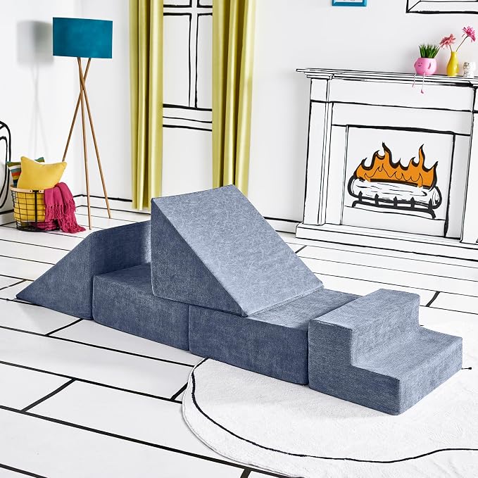 Yourigami Kids and Toddler Play Gym, Playroom Couch Set, Durable Modular Design - Image 7