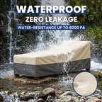Extra Heavy Duty Patio Chaise Lounge Cover Waterproof 2 Pack - Image 3