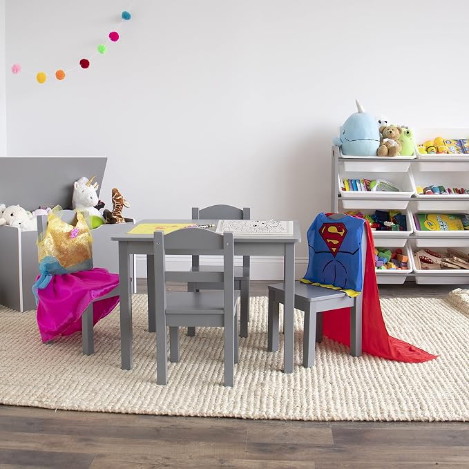 Humble Crew Kids Table and Chair Set, Toddler Activity Table - Image 7