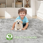 LOONGRUG 8x10 Area Rugs Washable Large Neutral Modern Living Room Rug | - Image 7