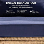 PHI VILLA Wicker Patio Furniture Set, Outdoor Sectional Couch - Image 6
