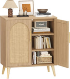Set of 2 Rattan Buffet Cabinet - Image 8