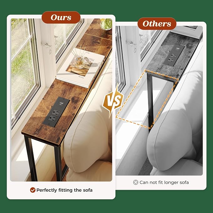 SUPERJARE 51.2 Inch Sofa Table - Image 4