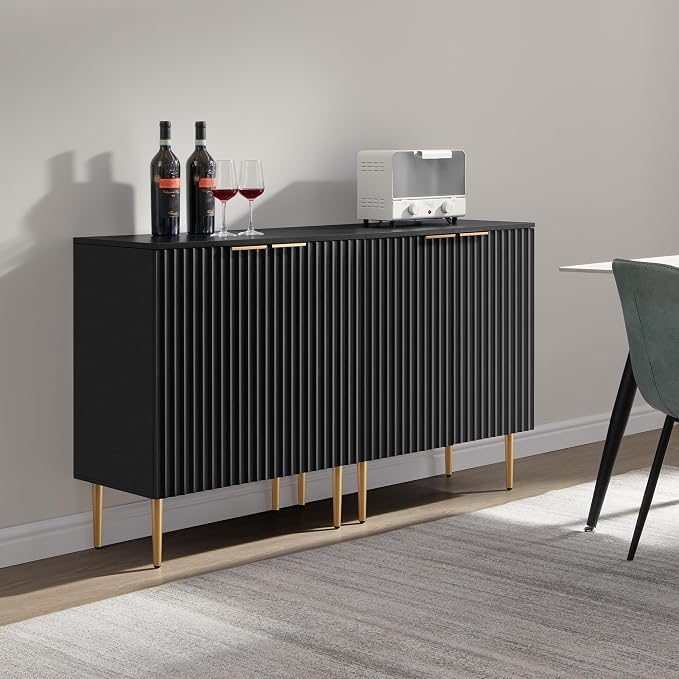 SICOTAS 57" Modern Sideboard Buffet Cabinet - Image 3