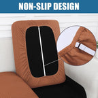 Smiry Waterproof Couch Cushion Covers, Stretch Jacquard Thick Sofa Cushion - Image 3