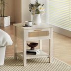 Set of 2 Nightstands, Modern End Table - Image 3