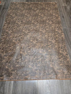 Brown Vintage Distressed Soft Faux Leather Fabric PU Peta Approved Vegan - Image 5