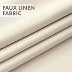 MIULEE 100% Blackout Linen Curtains - Image 3