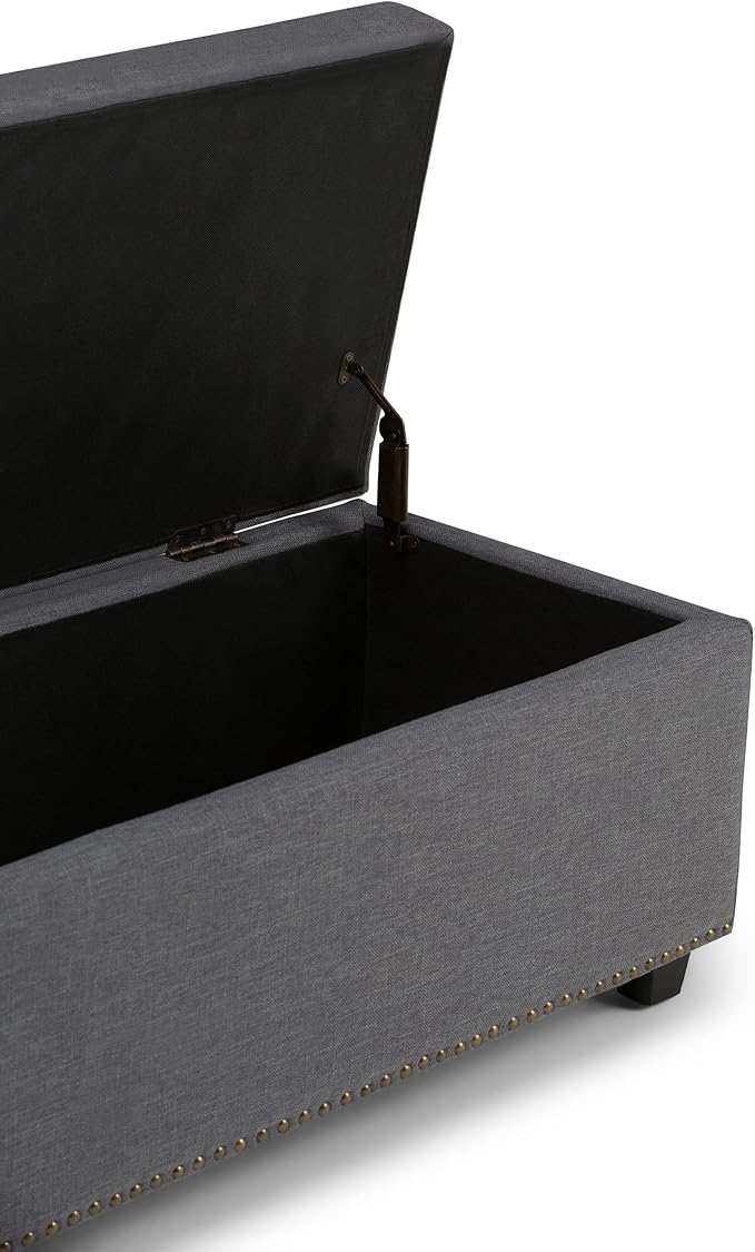 SIMPLIHOME Hamilton Storage Ottoman - Image 10