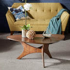 INK+IVY Blaze Triangle Wood Coffee Table Plywood - Image 2