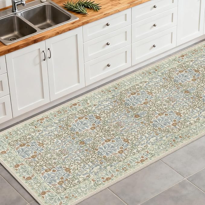 Washable 2' x 6' Runners for Hallways, Non Slip Long Floor Runner for Kitchen - Image 3