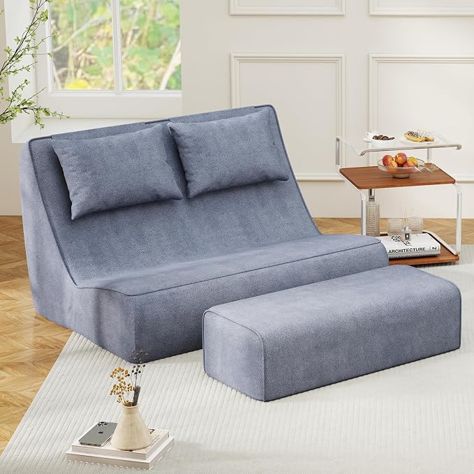 Giant Bean Bag Chair for Adults by SnugSofeeFoamSofa