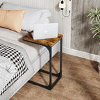 QEEIG C Shaped Side Table Set of 2 Living Room Sets Couch Tray Tables Small - Image 5