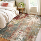 RELEANY Washable 4'x5' Abstract Area Rug - Image 2
