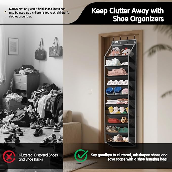 Kotkn 10 Tier Over The Door Organizer - Image 6