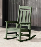 SERWALL Oversized Rocking Chair Outdoor, HDPE Outdoor Rocking Chair - Image 9
