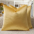 GIGIZAZA Decor Throw Couch Pillow Covers, Velvet Pillow Cases 24 x 24inch | by GIGIZAZAFocusingonhomedecoration