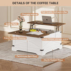 BROTTAR Lift Top Coffee Table - Image 8