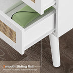 SUPERJARE 2 Drawer Night Stand - Image 7