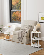 Round Pedestal End Table - Image 8