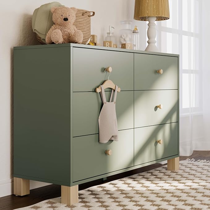 Storkcraft California 6-Drawer Double Dresser - Image 2