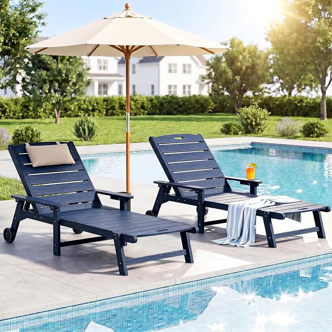 Outdoor Lounge Chair Set of 2 - Image 2