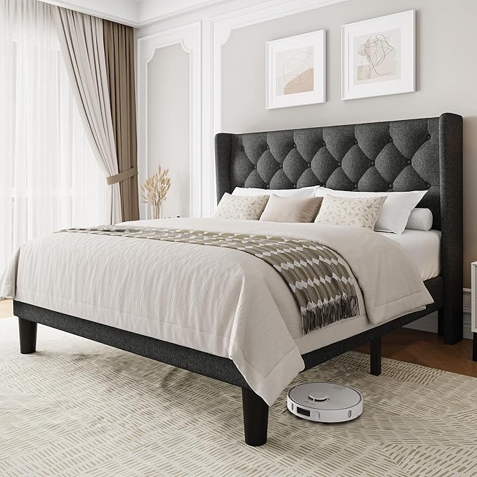 Einhomn Queen Size Platform Bed Frame by Einhomn