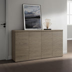 SICOTAS Buffet Cabinet with Storage Accent Sideboard Modern Credenza with Doors - Image 8