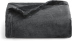 Bedsure GentleSoft Fleece Blanket Twin Size Dark Grey by Unknown