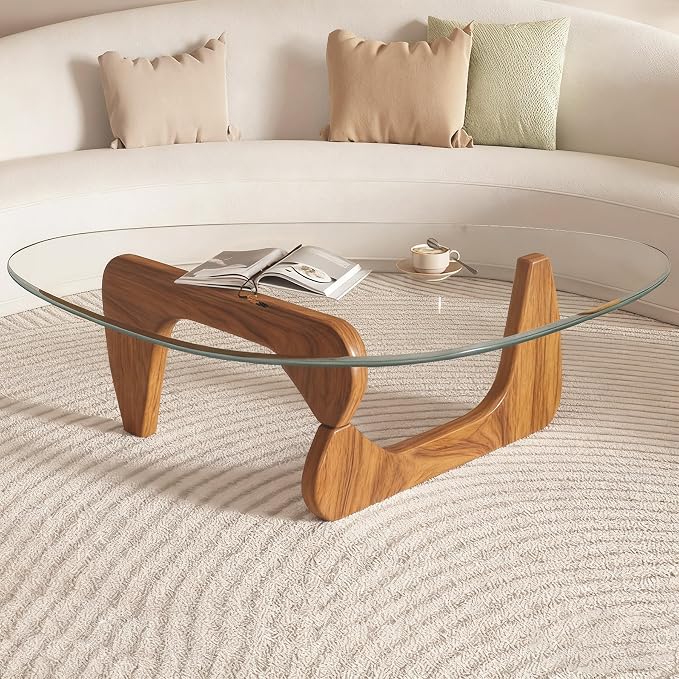 Coffee Table for Living Room, Mid Century Modern Coffee Table by PRITIY