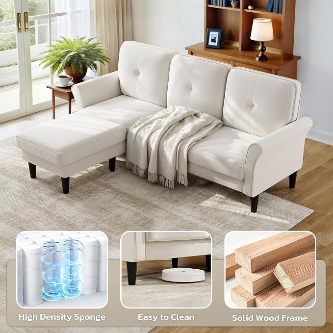 Welzona Sectional Couches for Living Room, L Shaped Couch - Image 6