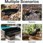 Waterproof Outdoor Cushion Covers, Stretch Patio Slipcovers | UV Resistant - Image 5