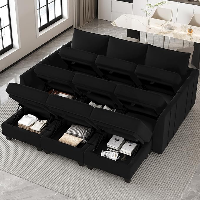 Belffin Modular Sectional Sofa Bed - Image 3