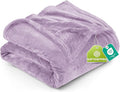 Utopia Bedding Ultra Soft Fleece Bed Blanket Twin Size Lilac | Microfiber Plush by UTOPIABEDDING