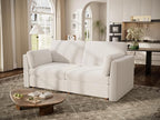 Oversized 2 Seater Modular Sectional Sofa, Solid Wood Frame Sofa, Removable by Kalafini