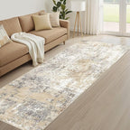 LOONGRUG Runner Rug 2x5 Washable Non-Slip Kitchen Neutral Modern Rug | Soft - Image 8