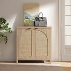 SICOTAS Rattan Sideboard Buffet Cabinet - Image 7
