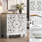 JOINICE White Accent Cabinet - Image 4