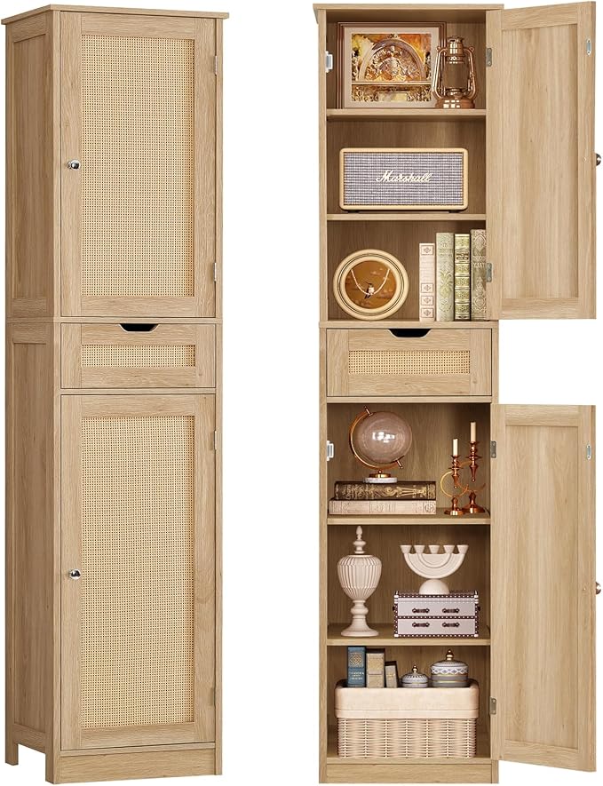TEENFON 67" H Tall Storage Cabinet by TEENFON